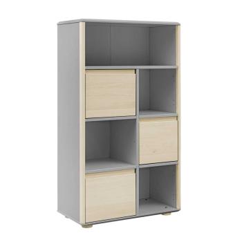 Funflex Hohes Regal mit Türen aus Birke